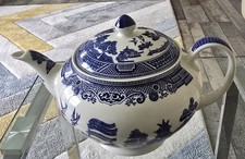 Large Blue & White Teapot