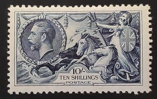 Kgv 1934 10 seahorse - gb., kgv.