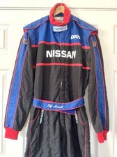 VINTAGE 1993 NISSAN BTCC TIFF NEEDELL RACE WORN OMEX OVERALLS TOURING CAR GTR