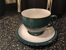 DENBY GREENWICH LARGE BREAKFAST CUP AND SAUCER