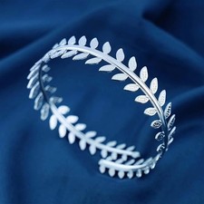 Inateannal Leaf Upper Arm Cuff Gold Leaf Upper Arm Bracelet Swirl Leaf Band