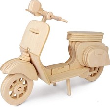 Wooden Scooter Model Kit DIY