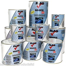 Roofix 20/10 Roof Repair 1L 2.5L 5L 20L Black Grey White Solar Reflective Silver