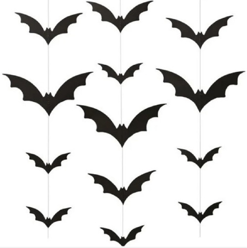 Black bat backdrop - black,