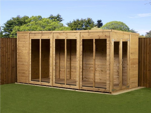 Empire pent summerhouse wooden - summerhouse,