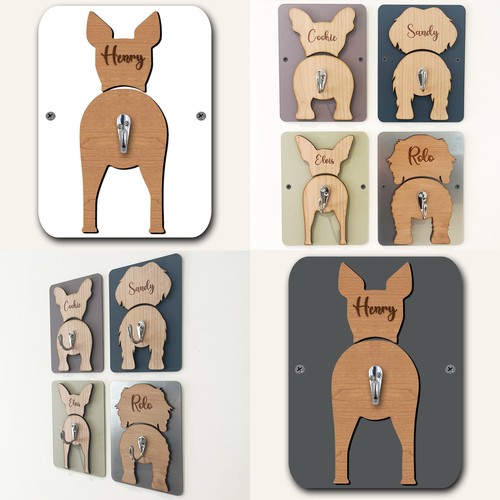 Toy fox terrier dog lead - fox,