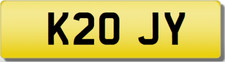JY INITIALS  Private CHERISHED Registration Number PLATE  JY JAY JOY