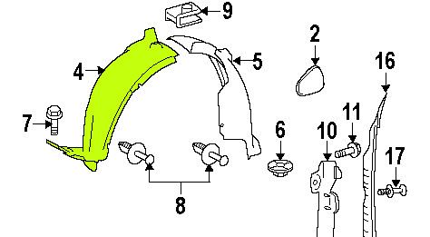 Mercedes benz oem fender - oem,