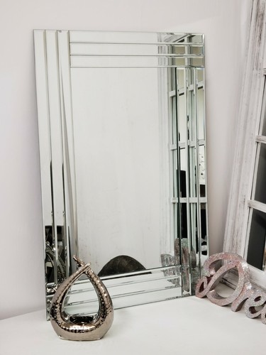 Large wall mirror bevelled - large,