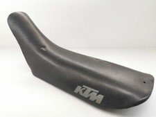 KTM LC4 620 1999 Driver Rider Main Seat Saddle Double Foam Grip Leather Black
