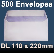 Envelopes DL White PLAIN (No