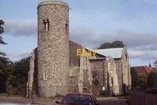 35mm Slide - St Mary's Coslany, Redundant Round Tower Church, Norwich