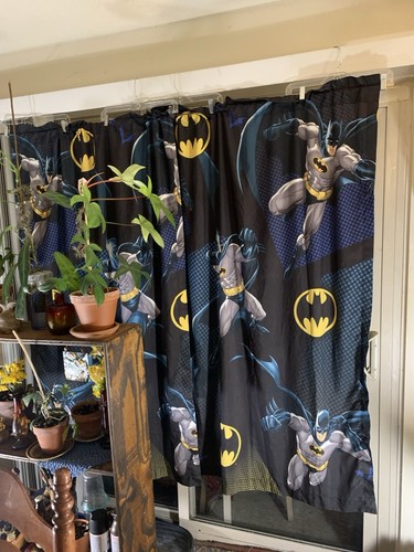 Vintage batman curtains - vintage, black
