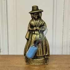 Vintage Brass Welsh Lady Egg