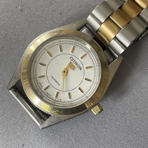 Citron quartz watch - citron,