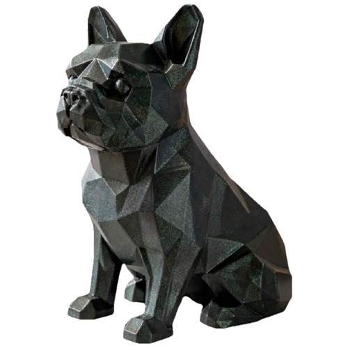 Black geometric french - geometric,