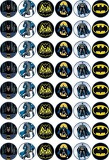 48 x 3 CM BATMAN EDIBLE WAFER