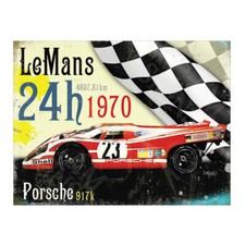 Le Mans 24 hour Metal Sign