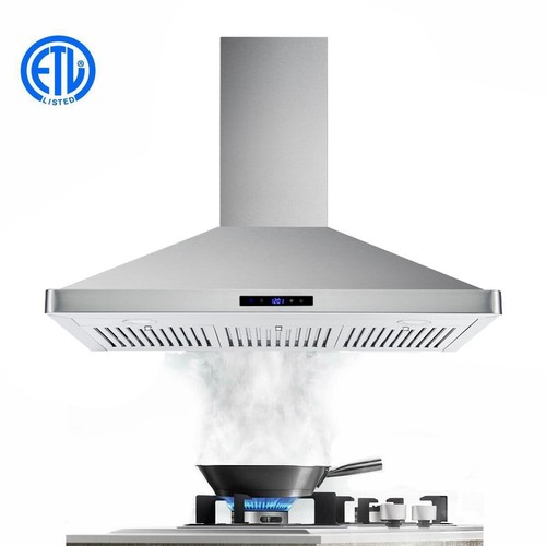 36in wall mount hood stainless - 36in,