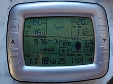 Weather Station with 3 indoor or outdoor wireless sensors