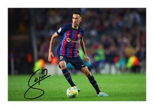 Sergio Busquets Signed
