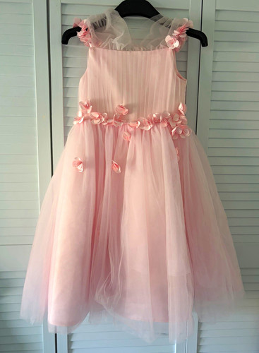 Girls pink tulle - pink, fit