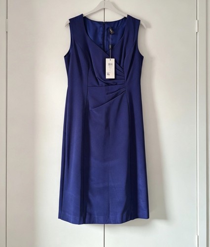 Alexon blue satin - satin, basic