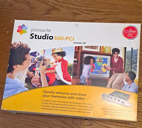 Pinnacle studio 500 pci - 500-pci, v10