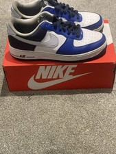 Nike - Men - Air Force 1 '07 LV8 - White/Football Grey/Game Royal