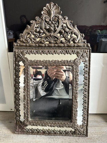 Large antique french repousse - large,