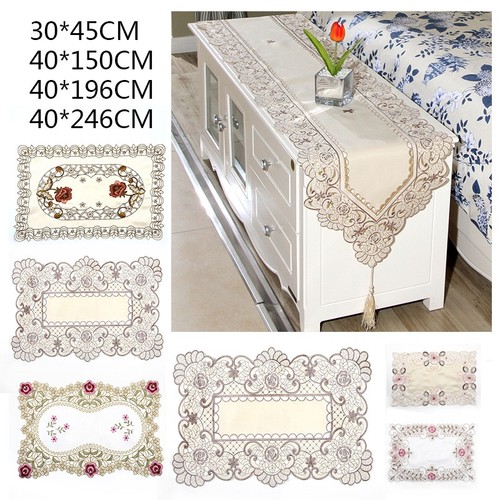 Table embroidery floral lace - embroidery,