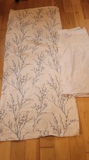 Laura Ashley Pussy willow blue/grey curtains. Excell cond. 69" drop x 60"w each