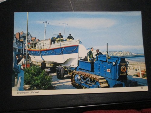 Postcard bridlington lifeboat - postcard,