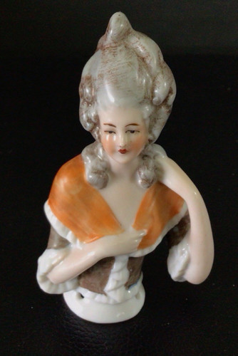 Vintage german porcelain half - porcelain,