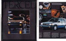 1983 TOYOTA AL25 TERCEL 4WD US Large Format Brochure SR5