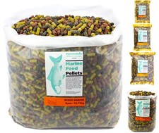 8mm MIXED MARINE high oil bulk pellets for carp & coarse fishing (400g-50kg)