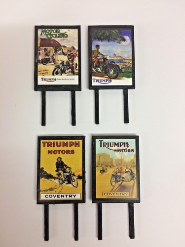 Model railway billboards - model, /