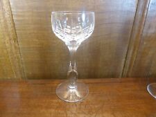 EXCELLENT Stuart Crystal "GLENGARRY CAMBRIDGE" WINE/HOCK GLASSES - 7"/17.8cms 
