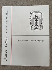 Hymers College Development Fund Campaign Brochure - New Swimming Pool Etc 1960’s