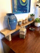 Rustic Solid Wood Shelf Display Table Hand Photo Shelf 