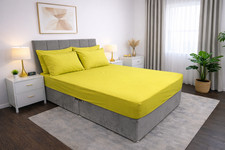 Polycotton fitted sheets - sheets, 25cm