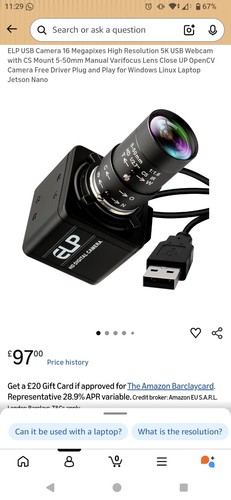 Elp 16mp usb - elp,