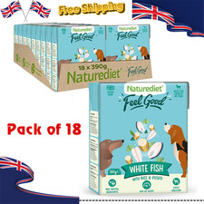 Naturediet Feel Good Wet Dog Food Fish 390g x18 – Natural&Nutritionally Balanced