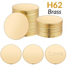 H62 solid brass discs blanks - solid,