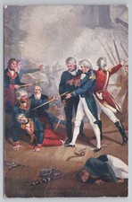 Postcard Death of Lord Nelson Trafalgar Gale & Polden Nelson Series c.1905