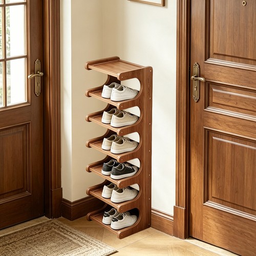 Tiers bamboo shoe rack - tiers,