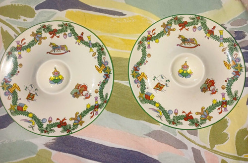 Vintage spode christmas toys - vintage,