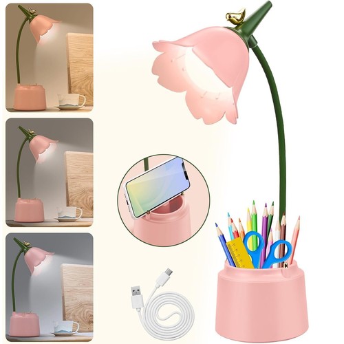 Led flower desk - led, cordless