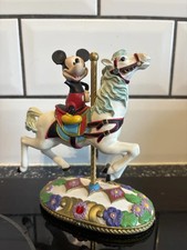 Vintage disney mickey mouse carousel ornament