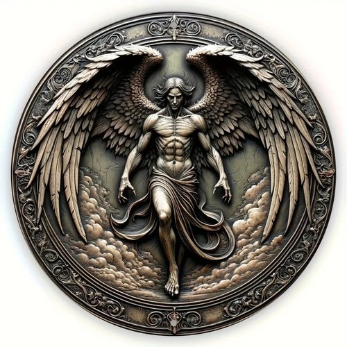 Fantasy angel wing - wing, plaque